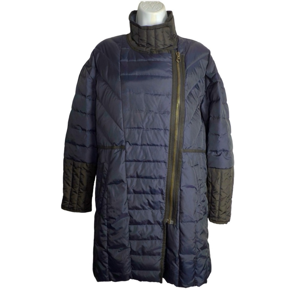 Madewell Women’s Navy & Black Down Puffer Coat S - Picture 4 of 7
